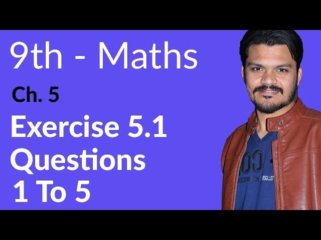 9th Class Math, Exercise 5.1 Question no 1 to 5 -  Chapter 5 Factorization - Matric part 1 Math