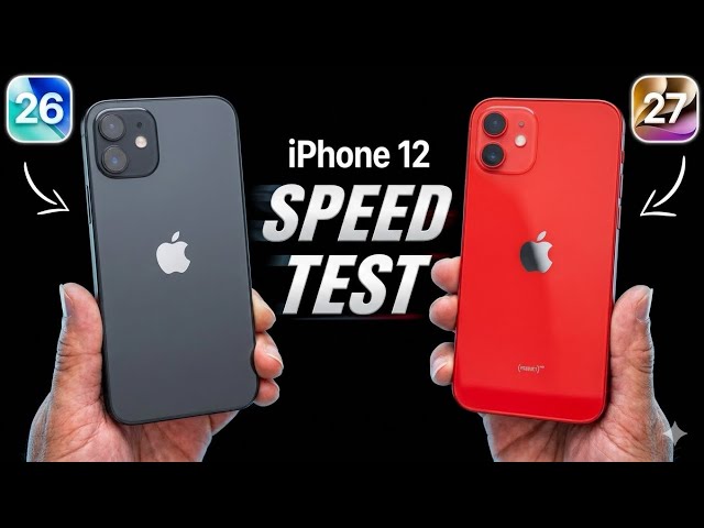 iOS 26 vs iOS 27 - iPhone 12