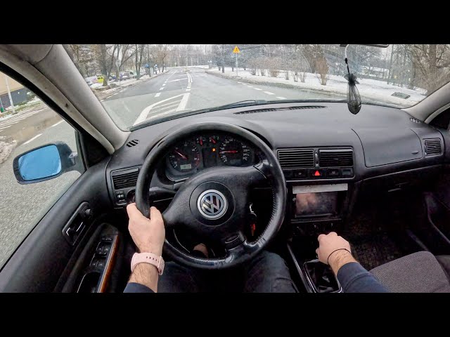 2001 Volkswagen Golf 4 [1.9 TDI 100HP] |0-100| POV Test Drive #1969 Joe Black