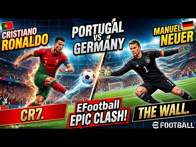 Portugal vs Germany • Match 2 ⚽ European World Cup Qualifier 🏆 eFootball PC 4K