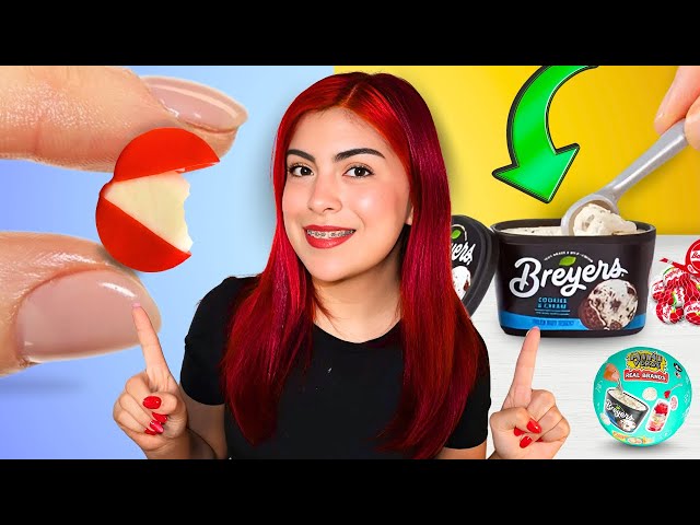 Abri MINIATURAS REALES!😱💙 tienen comida ADENTRO!😳🍦| Mini Verse