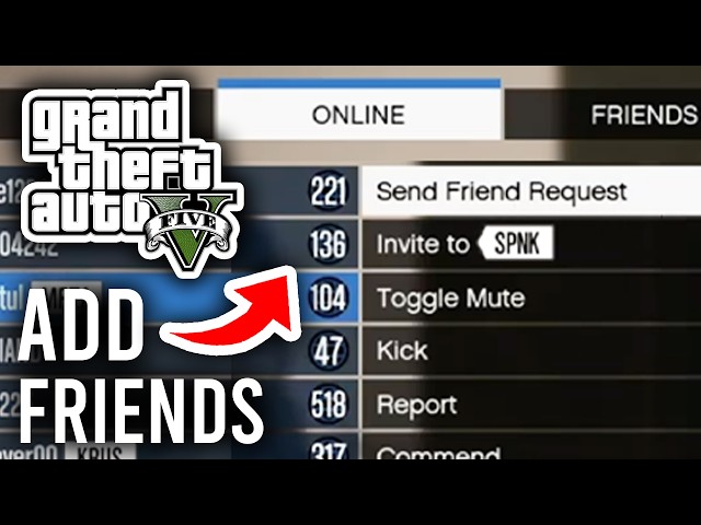 How To Add Friends In GTA 5 Online - Tutorial