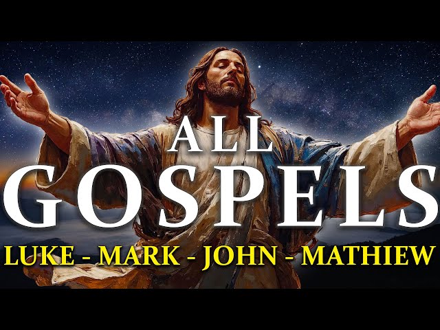 Fall Asleep to The Complete Story of Jesus | 4 Gospels | The Ultimate Jesus Reading Experience