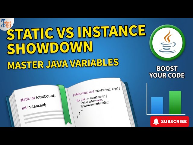 Java Static Variables vs Instance Variables