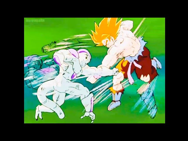 SSJ Goku vs Frieza Full Power (Funimation Dub)