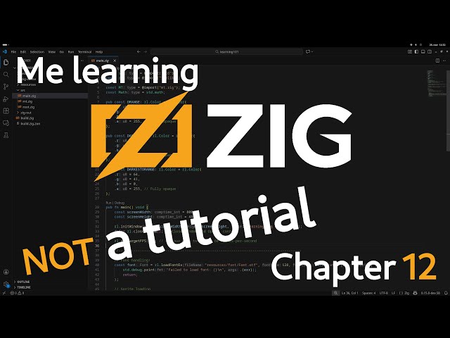 Learning Zig Live - Chapter 12