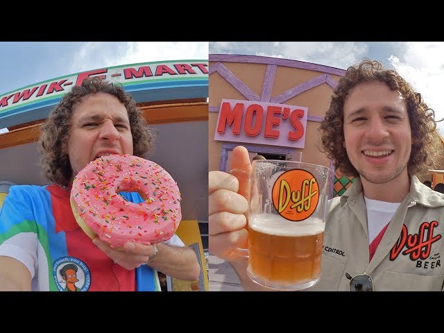 Trying food from The Simpsons in REAL LIFE!