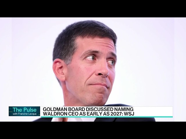 Goldman Sachs' Waldron Edges Closer to Top Job