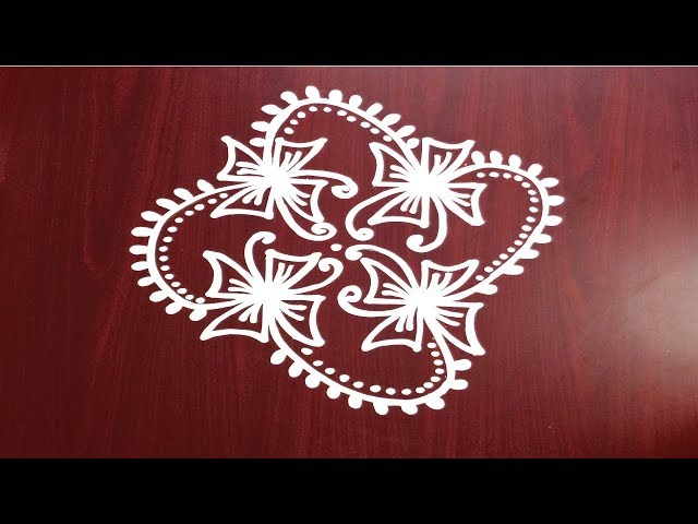 Freehand Rangoli | Simple Rangoli | Easy & Simple Rangoli