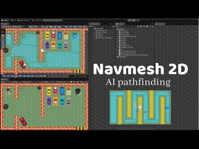 NavMesh 2D | Unity2D | Pathfinding for 2D Games 🎮