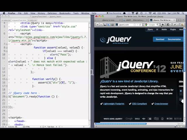 jQuery Session 1 - Part I