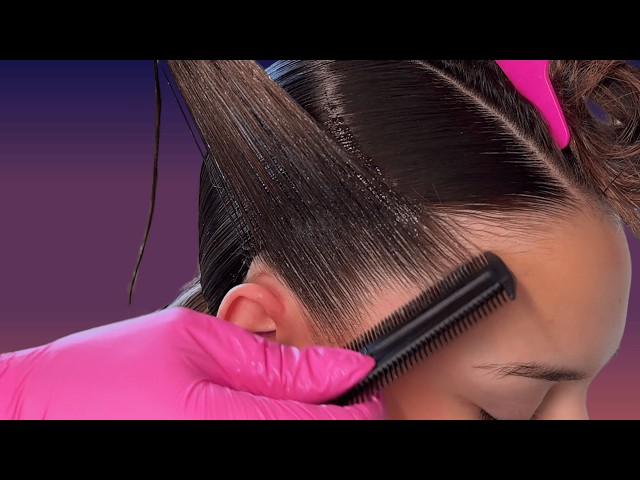 ASMR Ballroom Hairstyle Tutorial |The World's Most Slicked Back Hair