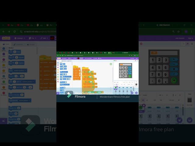 🧮 Can You Make a Calculator in Scratch? 🤩 #Shorts