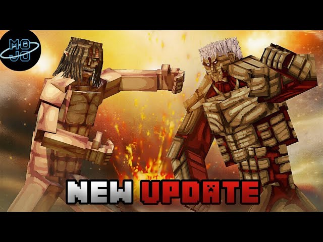 DANNY'S AOT MOD UPDATE! 🔥 New Titans, Transformations & Animations! | Minecraft java/ mojolauncher