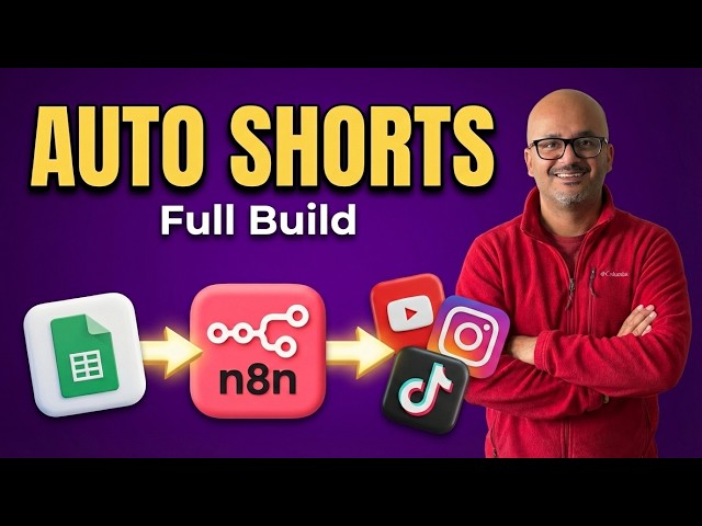 Build Your First Faceless YouTube Automation With n8n | TikTok - Instagram Reels Automation
