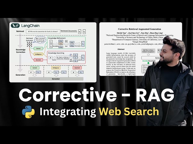 Building a Corrective RAG | Integrating Web Search as a fallback knowledge base | LangChain | Python