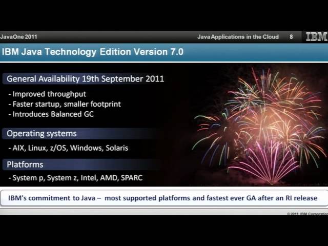 JavaOne IBM Keynote Highlights 10-6-2011