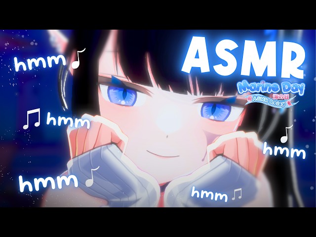 【ASMR】Soft Beach Humming & Singing To Relax To 🌴 (Marine Day ASMR Relay)