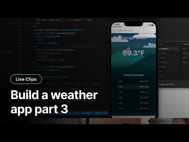 Connect weather data to Rive with React Native