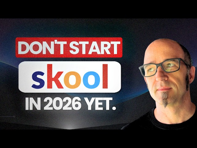 DON'T Start a Skool Community in 2026 Until You Watch This