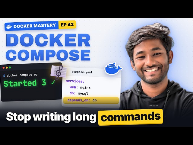 Stop Writing Long Docker Commands! Learn Docker Compose NOW