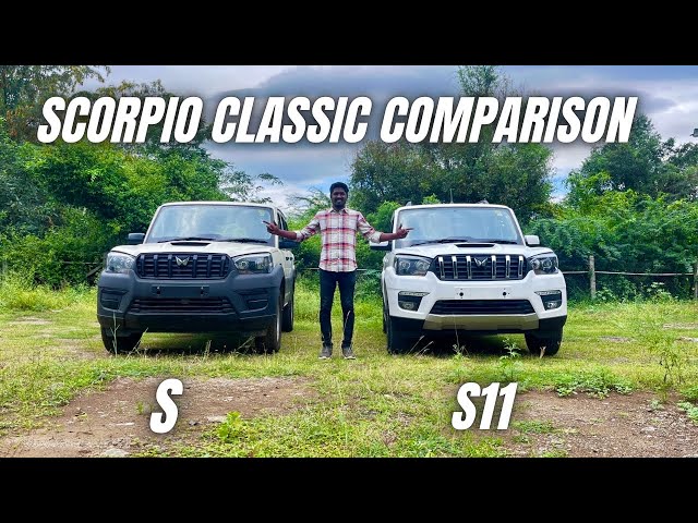 Scorpio Classic S vs S11 | Full Comparison, Features & Price
