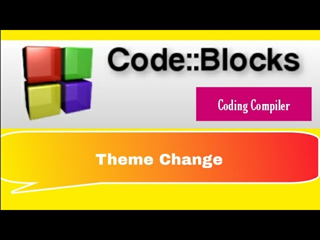 Change Code-blocks Theme (3 minuets) video 2020
