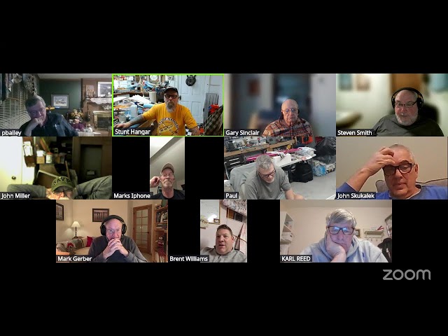 Stunt Hangar's Zoom Meeting