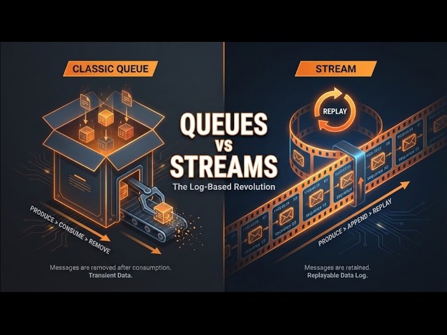 RabbitMQ Streams Explained: Log-Based Messaging vs. Traditional Queues