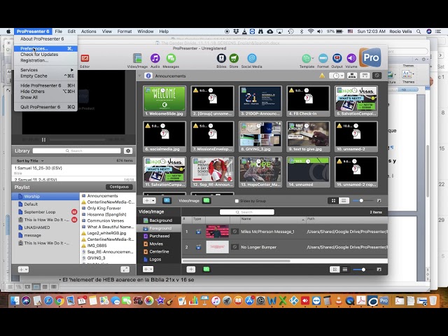 ProPresenter Local Sync How To