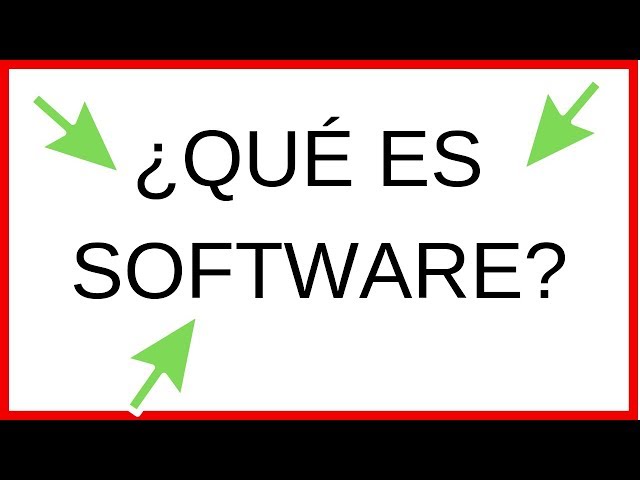 🛑✅Qué es software - Curso de Informática Básica