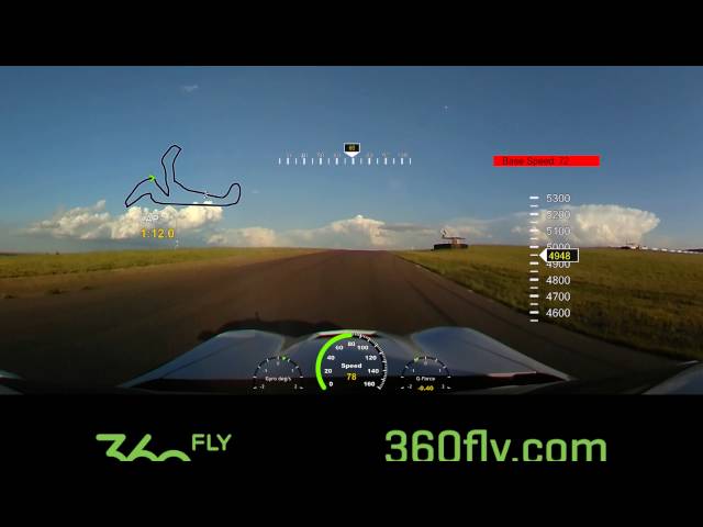 360fly 4K GPS Video+Data on the Race Track