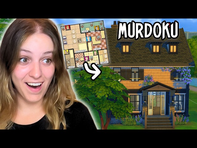 Hice una CASA en LOS SIMS 4 pero basándome en un MURDOKU 🏡