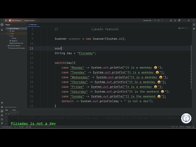 12 - Enhanced Switch in Java (java full stack)