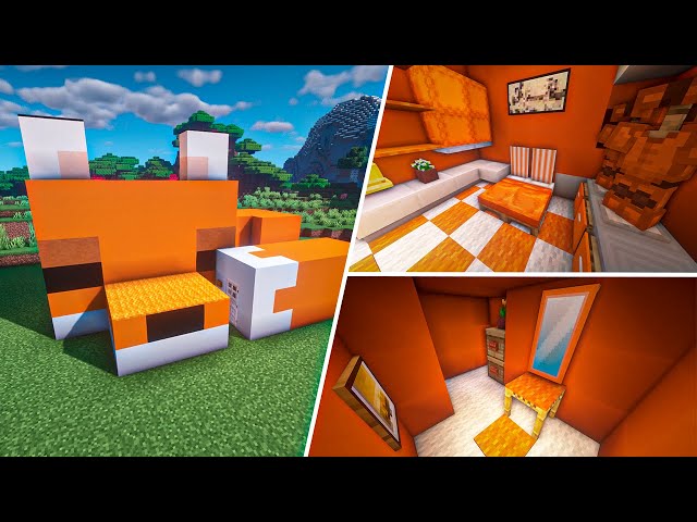 🔨 BUILD a FOX HOUSE in MINECRAFT - EASY Tutorial 🦊