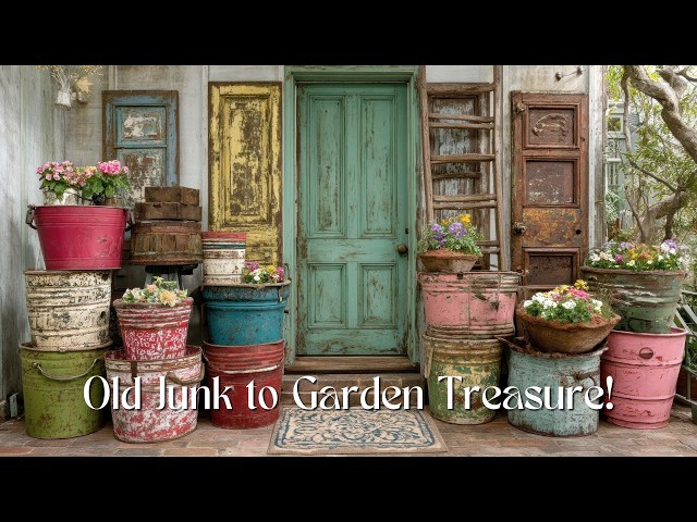 Old Junk to Garden Treasure! Creative Upcycled Vintage Rustic Decor Ideas