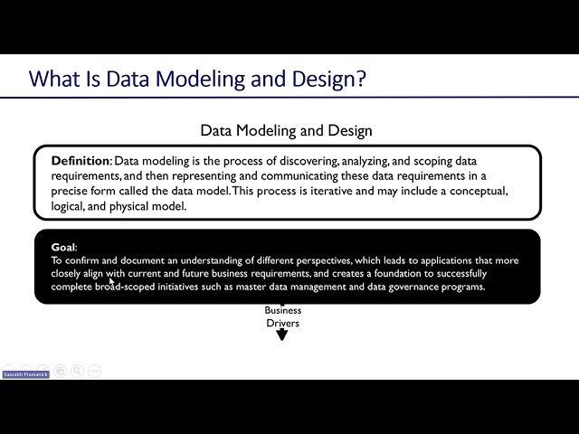 CDMP  - Data Modelling