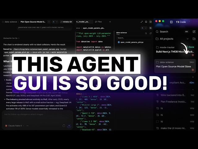 T3 Code V2 + Claude,Codex: YOU'RE MISSING OUT ON ONE OF THE BEST Agentic GUI Experiences RIGHT NOW!