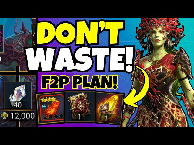 BEST Options For FALLEN PATH - F2P Plan!!! [Raid: Shadow Legends]