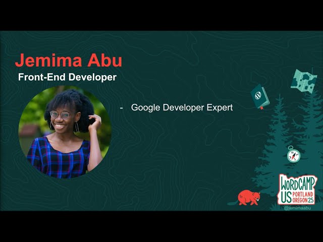 WordCamp US 2025: Jemima Abu "A PHP Developer’s Guide to ReactJS"