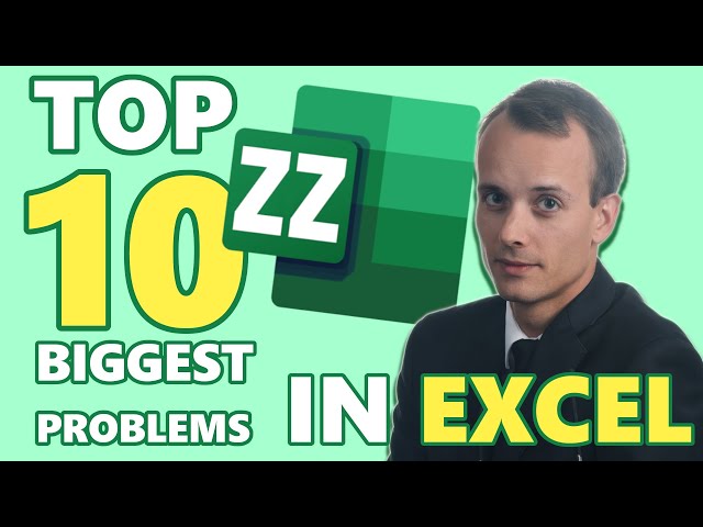 TOP 10 BIGGEST PROBLEMS IN EXCEL - Everyday problems in Excel & Solutions