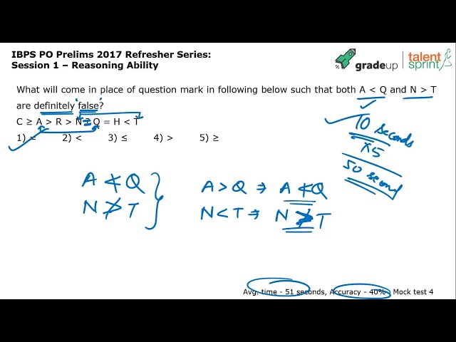 Coded Inequalities Reasoning Trick | Reasoning Ability | Advanced Example 10 and 11 | TalentSprint