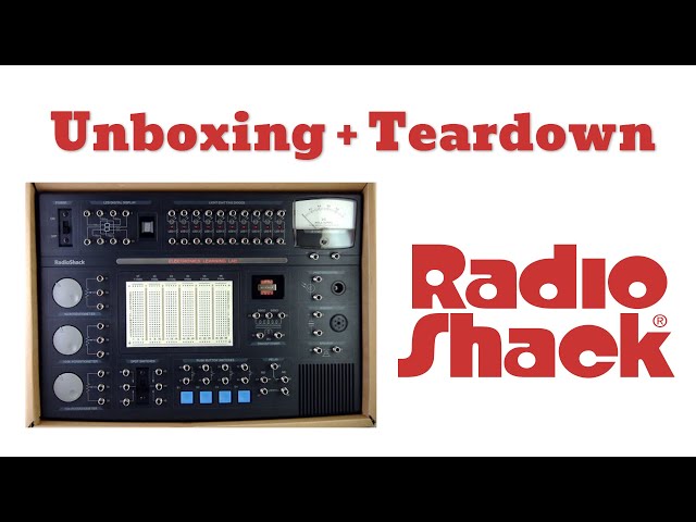 Radio Shack Electronics Lab - Unboxing + Teardown