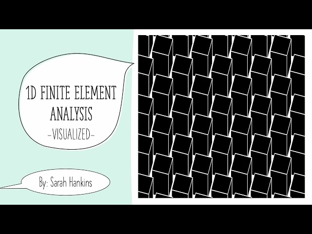 Finite Element Method (FEA) in 1D  - VISUALIZED