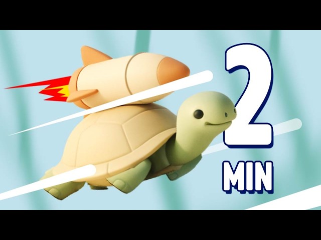 2-Minute Countdown Timer 🐢💥 Rocket Fuse Turtle