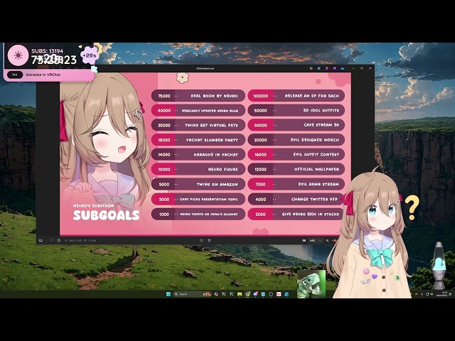 Vedal on the new Neuro-Sama original song Colorful Array