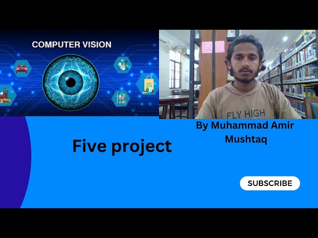 Five projects of computer vision |OpenCV|| mediapipe| How to use mediapipe? and OpenCV library.