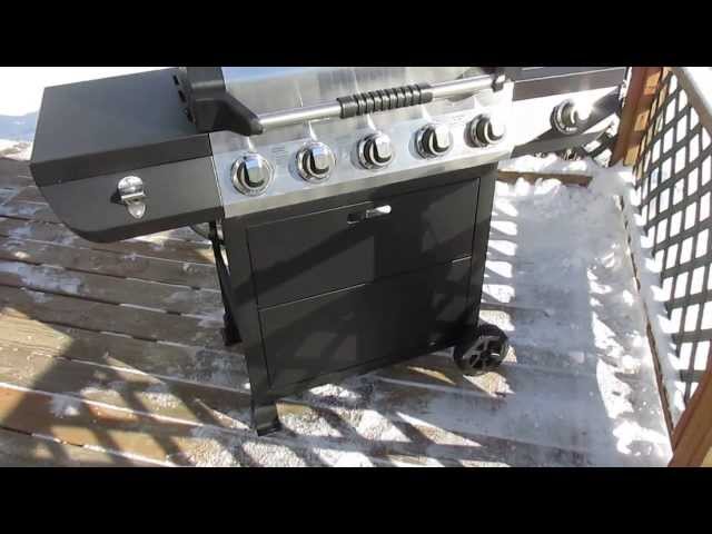 Brinkmann 5-Burner Propane Gas Grill  Model # 810-2511-S