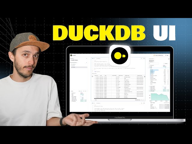 How to Use the New DuckDB UI – Fast, Free, and Local
