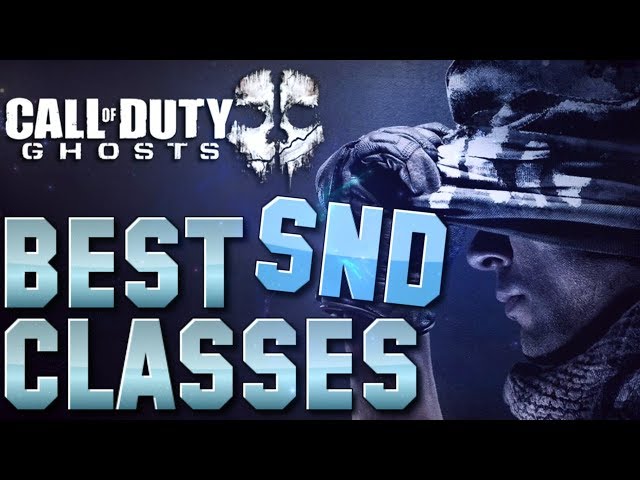 Best Competitive Classes for SND in COD GHOSTS! (Call of Duty: Ghosts S&D Tips and Tricks)